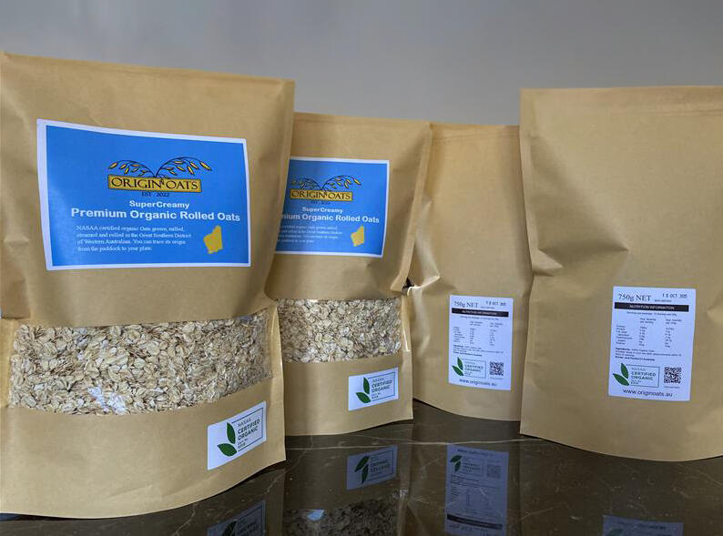 Organic Oats in Bags